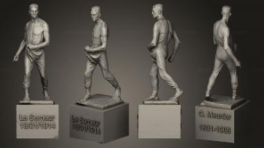 Figurines of people Le Semeur 3d model